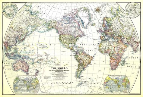 Antique World Map Old Cartographic Map Antique Maps Digital Art By