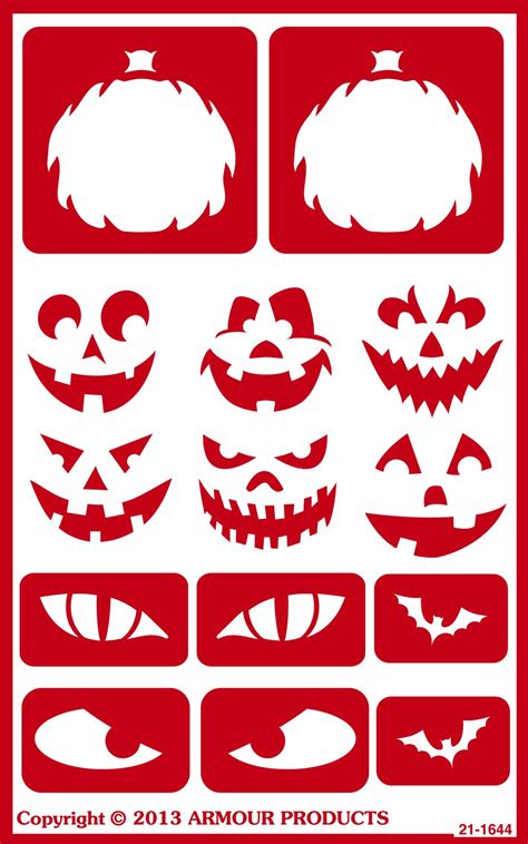 Scary Halloween Stencils