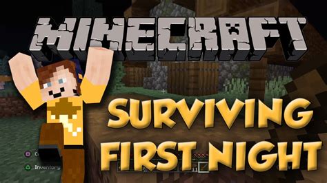 Surviving Your First Night In Minecraft Youtube