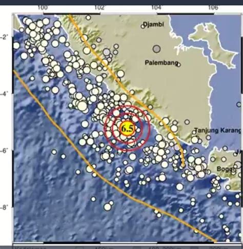 Rekap Update Pusat Gempa Hari Ini Agustus Titik Lokasi Gempa