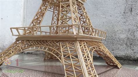 Popsicle Stick Eiffel Tower