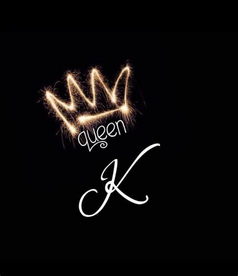 K Queen Letter Alphabet Aesthetic Letters Stylish Alphabets K