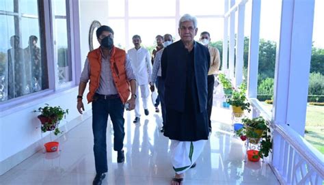 Union Minister For Civil Aviation Jyotiraditya M Scindia Met Jammu And