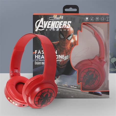 Marvel Auriculares Bluetooth Spiderman Audifonos Aud Fonos De Diadema