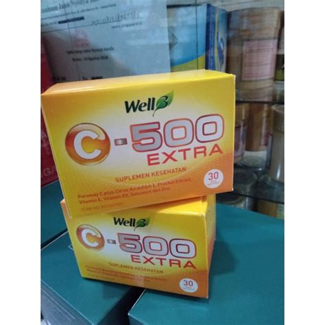 Jual Ester C 500 Well Extra Vitamin C Cni Shopee Indonesia