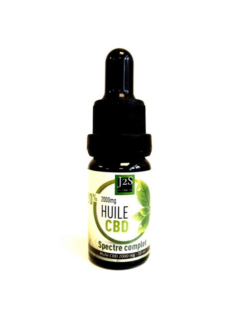 HUILE CBD SPECTRE COMPLET 20