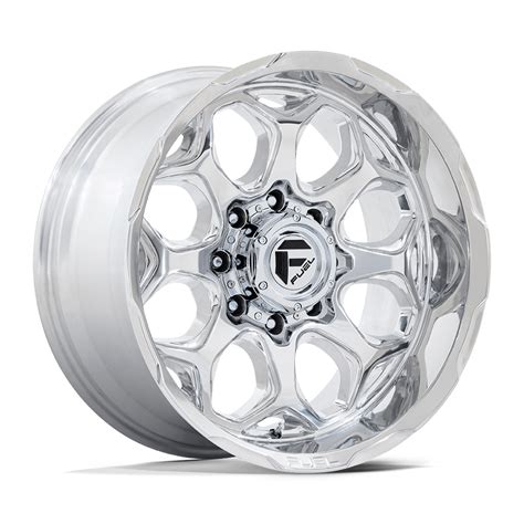 FUEL 1PC POLISHED MILLED 22X10 BOLTAGE 6X135 OFFSET 18 JANTE