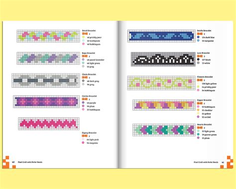 Paperback Pixel Craft With Perler Beads Pages Reading Age