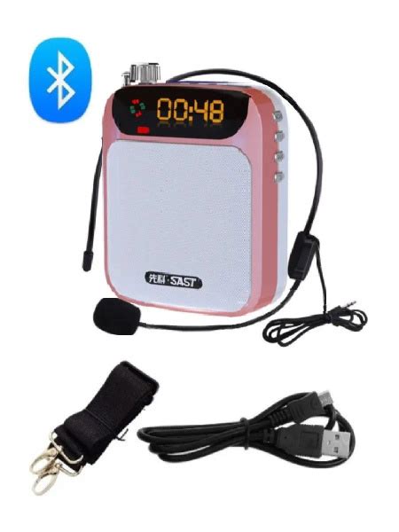 Микрофон для конференций Рупор усилитель голоса для гида USB, mp3, FM ...