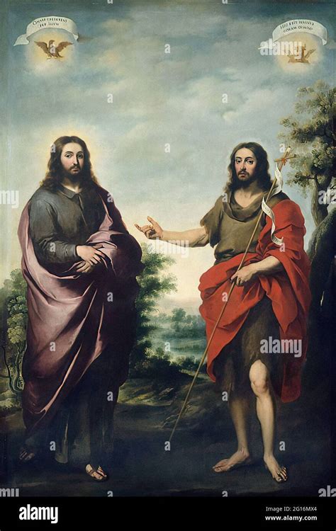 Bartolomé Esteban Murillo San Juan Bautista Apuntando A Cristo 1655