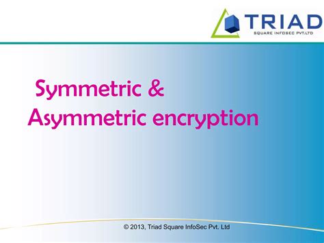 Symmetric and asymmetric key | PPT