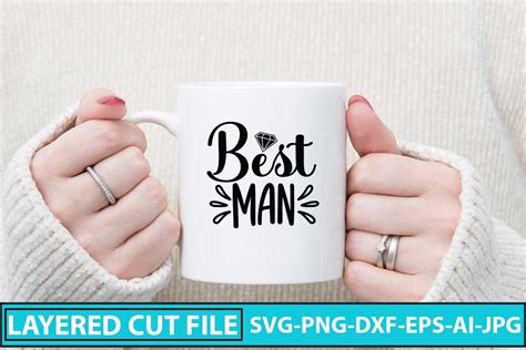 Best Man Svg Design Graphic By Designmedia Creative Fabrica