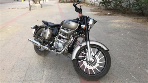 Royal Enfield Gunmetal Grey Modified Bike Youtube