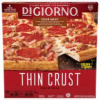 Digiorno Pizza Thin Crust Four Meat Original Super Foods