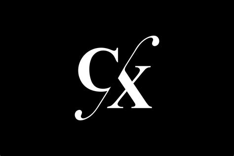 Cx Monogram Logo Design By Vectorseller