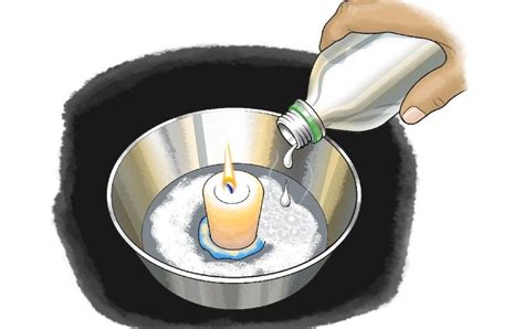 Mixing Baking Soda And Vinegar To Produce Carbon Dioxide Gas