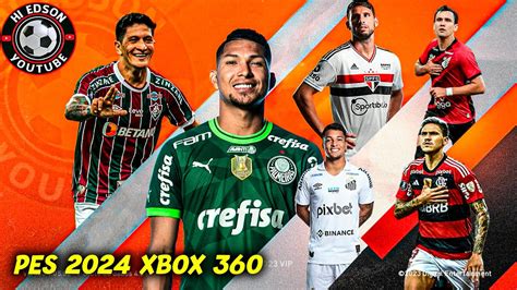 PES 2024 NO XBOX 360 JI PATCH PES 2018 ATUALIZADO PES 2024 PARA