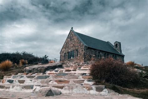 The Church Of The Good Shepherd In Lake Tekapo New Zealand Stock Image