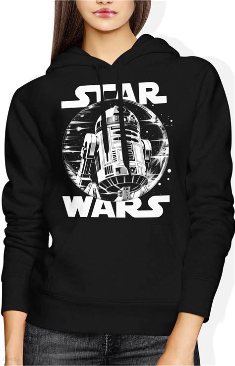 Star Wars R D Gwiezdne Wojny Retro Damska Bluza Z Kapturem L Czarny