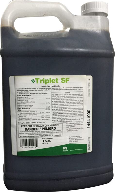 Nufarm Triplet Sf Selective Weed Killer Conc 1 Gal Earth To You