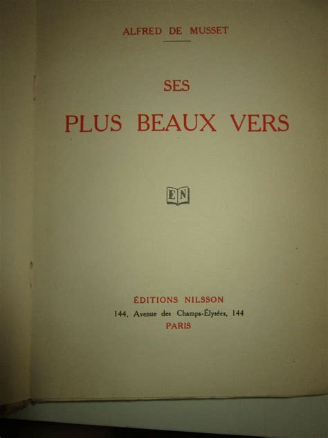 Ses Plus Beaux Vers Alfred De Musset Art Deco Illustrations Robert Polack Paris 3935205416