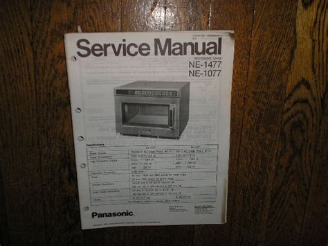 Microwave Repair: Panasonic Microwave Repair Manual