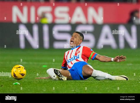 Girona, Spain. 3rd Feb, 2024. Savio (Girona FC) in action during La ...