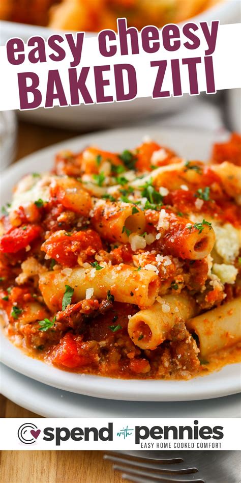 Baked Mostaccioli A Meaty Cheesy Pasta Dinner Artofit