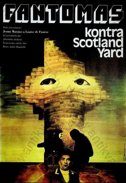 Fantomas kontra Scotland Yard film plakát A3 1980 Aukro