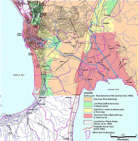 Marikina Valley Fault Line Map