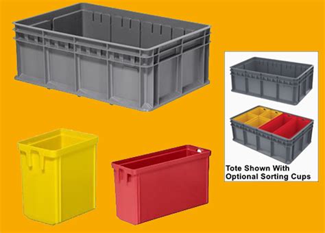 storage  transport totes material handling