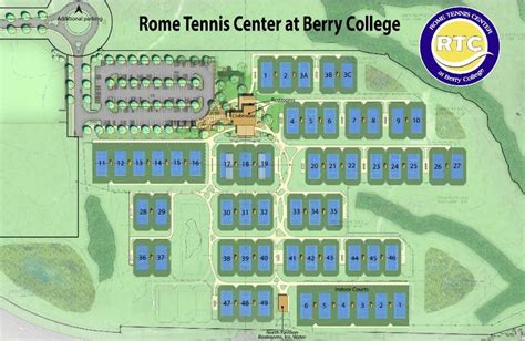 Rome Tennis Center at Berry College tennis map jpg - Rome Tennis Center ...