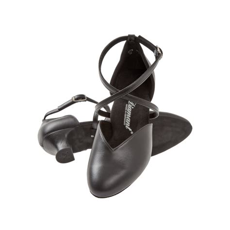 Soulier De Danse Semelle Suede Cuir Noir Boutique De