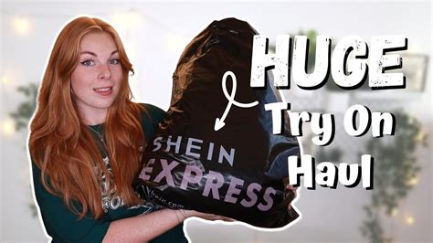 Huge Shein Haul Try On 2022 Youtube