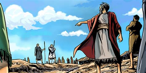 Korah Disrespects Moses and Aaron | Illustrated Bible Story