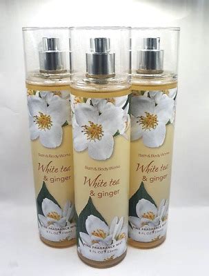 Bath And Body Works White Tea Ginger Body Mist Fl Oz Each Set Of