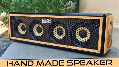 Diy 4 Inch 4 Speaker Box Design With Passive Radiator Mdf Pine Sound Box Speaker