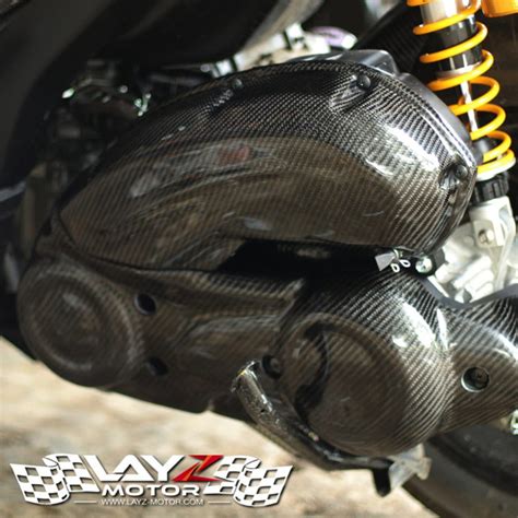 Kabon Yamaha Aerox Nvx Carbon Cvt Cover Kabon