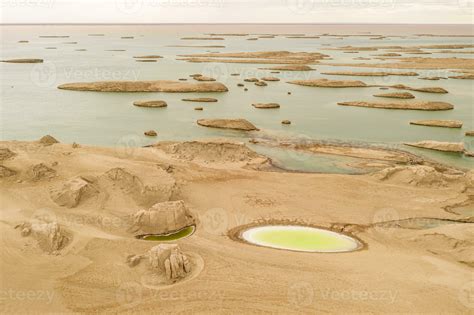 Wind erosion terrain landscape, yardang landform. 27859965 Stock Photo at Vecteezy