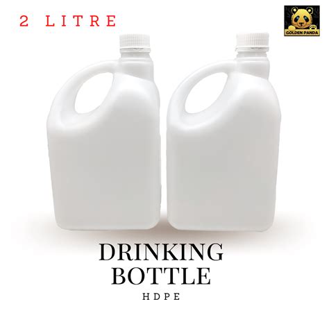litre liter hdpe plastic bottle  drink chemical lazada