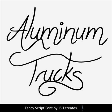 Aluminum Trucks Font