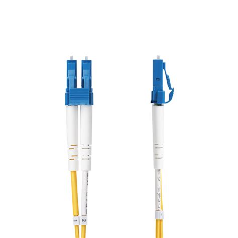 StarTech.com 2FT OS2 9/125um Singlemode Duplex LC-to-LC Yellow Fiber Optic Patch Cable — Gray (5-Pack) (N6PAT-OS2-LC-LC-2FT-GY-5PK)