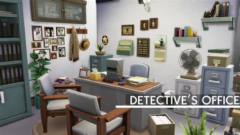 Private Investigators Office 🕵️ Apartment Renovation The Sims 4