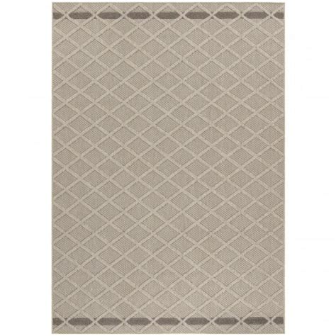 Tapis Effet Jute Naturel Relief Stries Beige X Cm Cdiscount