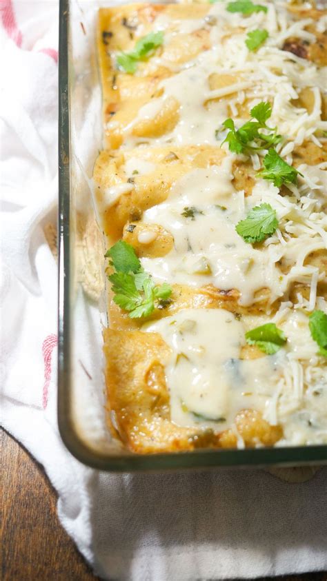 Spicy Shrimp Enchiladas With An Jalapeno Garlic Sauce Kitschen Cat