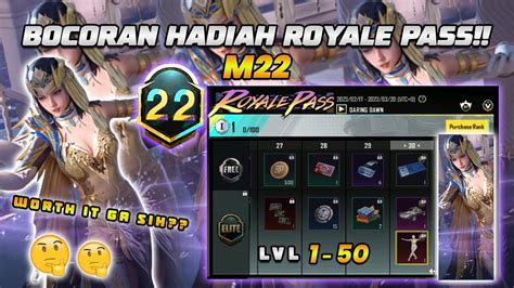 Bocoran Hadiah Royale Pass M Level Worth It Ga Sih Pubg