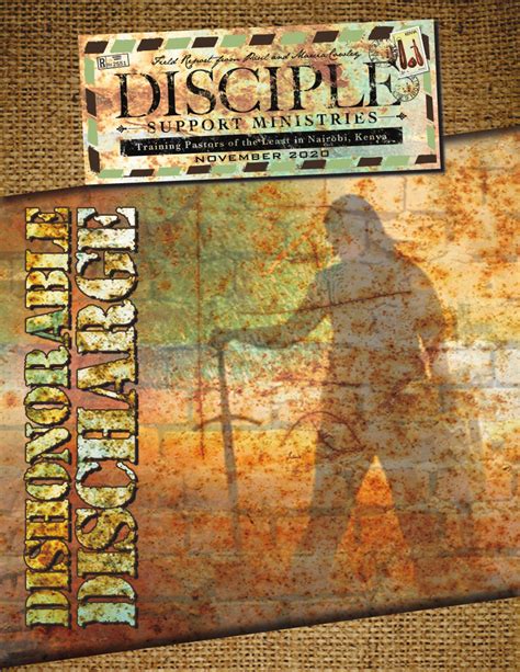 Dishonorable Discharge – Disciple Support Ministries