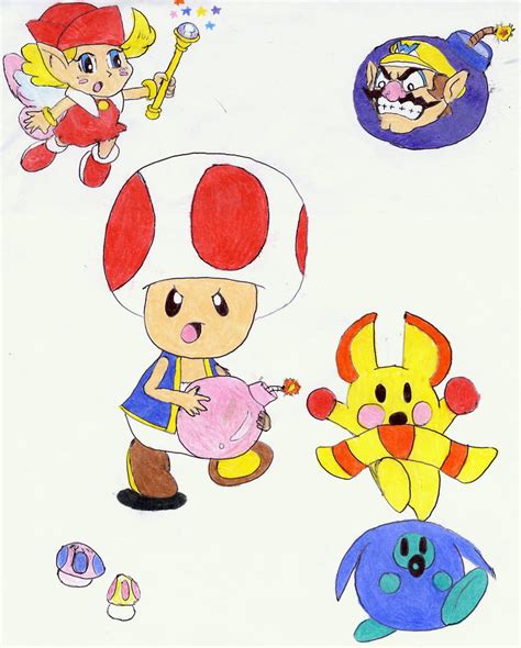 Wario's Woods Scene by Plusle-Zap on DeviantArt