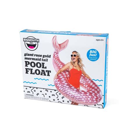 Bigmouth Inc Pool Floats Funny Inflatable Vinyl Summer Pool Or Beach Toys Pink