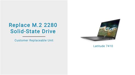 SSD 22302280 Levyn Irrottaminen Ja Asentaminen Latitude 7410